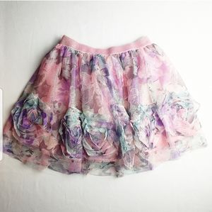 Children's Place Flower Tulle Skirt